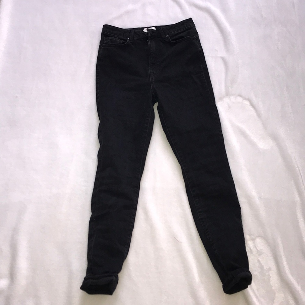 Forever 21 high waisted black jeans
